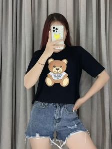 CROP TOP MOS TOY | Kaos Crop Top Oversize | Crop Top | Crop Top Korea Kekinian | Top Korea
