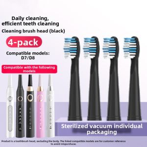 Soft Bristle Electric Toothbrush Head Compatible with Fairywill D7/D8/P80 Sonic Wave Replacement Dental Care Household Item