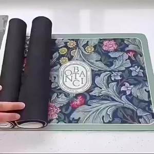 VIKAMA KITCHEN Cutlery Print Faucet Drying Mat Waterproof Quick Dry Kitchen Sink Tap Counter Protection Pad