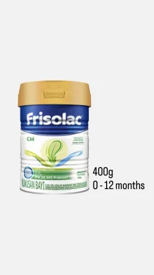 Frisolac CM infant formula 400g for 0-12 months. ( exp 06/27 )