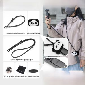 DJI Osmo Pocket 3 Safety Hand Strap Protective Case Hanging Rope Multi-Functional Anti-Loss Anti-Fall Crossbody Rope Camera Accessory