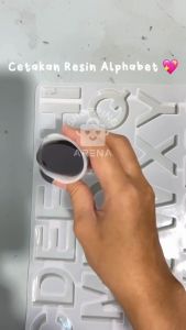 Cetakan Huruf BESAR Resin Silicone: Alat Peralatan Craft & Seni Kerajinan DIY