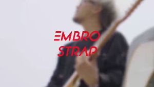 Strap Gitar Embro Dr Case untuk Guitar Elektrik Dan Akustik Black Red