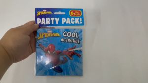 Marvel Spiderman Colouring & Activity Party Pack with Games & Puzzles 6 Mini Books