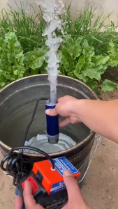 ปั๊มน้ำ ปั๊มแช่ dc 24v ปั๊มจุ่มไฟฟ้า 12V/24V DC ปั้มน้ำมันไฟฟ้า 100W มอเตอร์ทองแดงแท้ 100% เหมาะสำหรับแบตเตอรี่ลิเธียม Makita แบตเตอรี่และรถยนต์ แบบพกพาสำหรับสูบน้ำมันดีเซลปั๊มถ่ายเทน้ำ ปั้มน้ำ 24v แรงๆ ปั๊มน้ำ 24 โวลท์ dc ปั๊มน้ำ dc 24v ปั้มน้ำdc24v ปั้ม