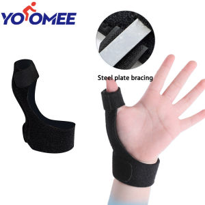 Yoomee 1 cái dây bảo vệ khớp bị thương ngón tay cái cố định cho trẻ em dây đeo bóng rổ có thể điều chỉnh
