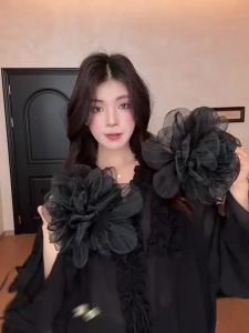 NING ZHOU | Lace Flower Stylish Hair Clip
