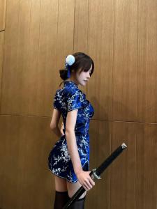 Chinese Cheongsam Dress Halloween Christmas Cosplay Uniform Soft Girl Maid Uniform Short Sleeve Daily Wear Other Material