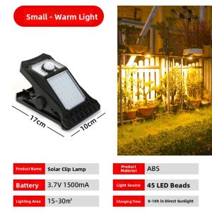 HaoGreen | Solar Outdoor Wall Light Human Motion Sensor