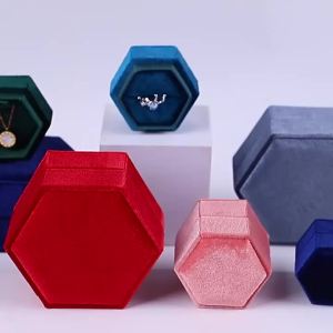 1 pcs High-End Velvet Box Ring Box Necklace Box Bracelet Box Earring Box Jewelry Storage Box