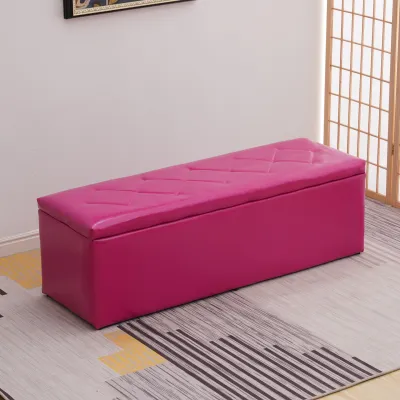 Expandable Storage Bench Ottoman