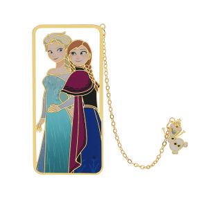Bandai | Công Chúa Frozen Elsa Anna Bookmark Kim Loại Có Mặt Dây Chuyền Thiết Kế Hình Học Dấu Trang Sách Để Đọc Tạp Chí Quà Tặng Giáng Sinh Sinh Nhật Hoàn Hảo Cho Người Hâm Mộ