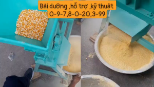 Máy đập bột nhỏ mịn làm thức ăn cho gà vịt ăn