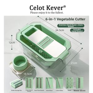Vegetable Slicing Drainable Washing Bowl