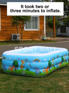 Sport （Ready stock） inflatable swimming pool for kids family big size baby / Kids Pool kolam mandi budak murah Kolam Renang kolam mandi besar dewasa kolam mandi kanak kanak Piscina De Bebê - Lazada