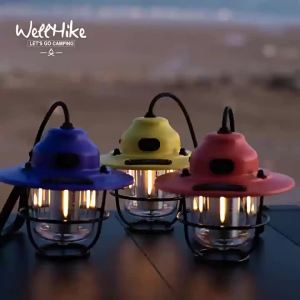 【HOSPORT Camping Mall】WELLHIKE โคมไฟตั้งแคมปิ้ง LED ใช้งานได้ยาวนานถึง 80 ชั่วโมง ตะเกียงแคมป์ปิ้ง ชาร์จ USB กันน้ำ IPX4 ไฟแค้มป์ปิง ทั้งคืน ไฟตะเกียง แคมป์ไฟ