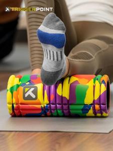 TriggerPoint Fitness Travel Yoga Column Relaxing Foam Roller Professional Leg Slimming Massage Stick Sports EVA Massage Roller