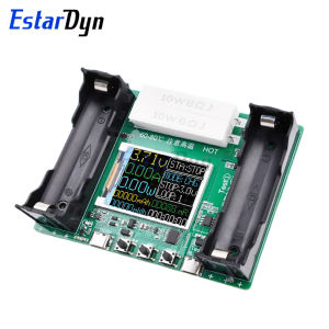 Màn Hình LCD Loại C Máy Kiểm Tra Dung Lượng Pin MAh MWh Máy Dò Điện Kỹ Thuật Số Cho Pin Lithium 18650 Mô-đun Điều Chỉnh Điện Áp
