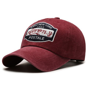 Vintage Baseball Cap Casual Fashion Letter Washed Denim Trucker Cap Adjustable Baseball Cap Spring Summer Sun Hat