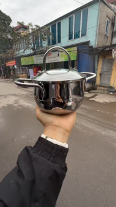 Nồi inox 12cm nồi 14cm nồi mini nhỏ gọn tiện lợi nồi OYATTON nồi nhỏ nồi ăn dặm nồi cháo