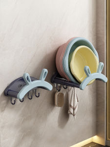 Hourleey | Folding Wall-Mounted Bathroom Organizer