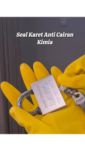 Gembok Pagar Rumah 50mm Stainless Steel Anti Cut 4 Kunci Padlock Besi Baja SAVIC