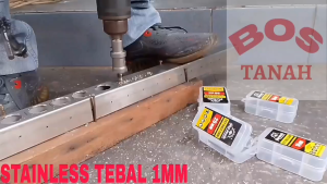 Tjap Mata hole saw TCT 22mm Bor pelubang baja stainless besi alumunium