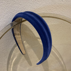 Elegant Velvet Hair Band Retro WineRed HighTop WideBorderWomens Stylish SpongeHairband Fashion Hair Jewelry