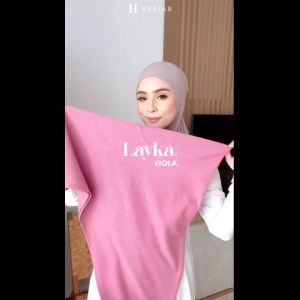 HEEJAB Express Scarf Cotton Ribbed LAYKA (2 Helai RM60)