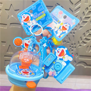 Deep Sea Night Light Keychain Doll Basketball Machine Camera Design Doraemon Couple Backpack Decorations Creative Gift