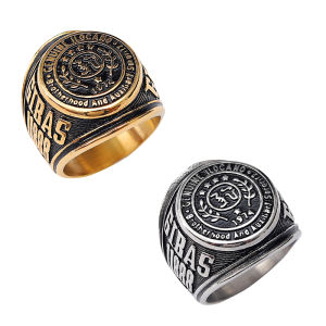 Pure Stainless Steel Genuine Ilocano Ring for Men Size 7-13