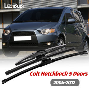 1set Front & Rear Windshield Wiper Blades Windscreen Wipers For Mitsubishi Colt Hatchback 5 Doors 2004-2012 2005 Accessories