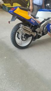 Motorcycle Full Exhaust System Muffler Tailpipe Rear Pi-pe for Honda Yamaha Suzuki Kawasaki