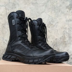 Sepatu PDL Ninja Safety Boots Terbaru Caanggo Military Sepatu Boots PDL TNI POLRI SECURITY Ujung Besi