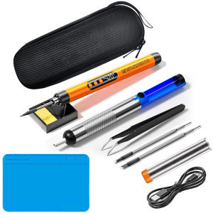 Portable Wireless Welding Tool Kit Home Repair USB Charging 800mAh Electric Iron Multi-Purpose Hardware Electronic Equipment