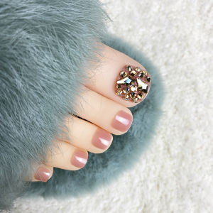 MONLEYTA | Wearable Rhinestone Foot Nail Stickers