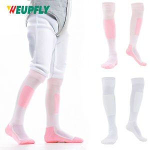1Pair Fencing Socks for Epee Sabre and Foil Knee High Socks Comfortable Support Athletic Stockings for Adult Kids & Youth