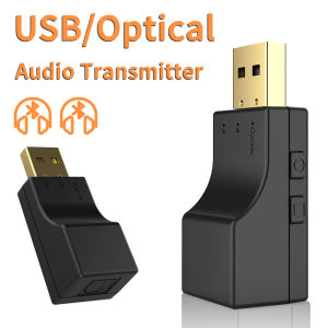 VAORLO | Bluetooth Audio Transmitter USB Optical Dual Stream Multi-point Low Latency Stereo Music Wireless Adapter For TV PC PS5/4 Xbox