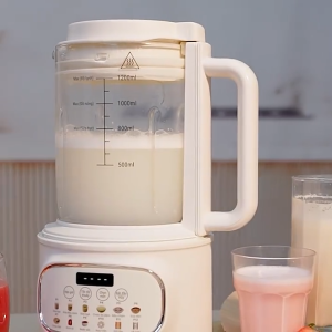 Máy Làm Sữa Hạt Masuto MSLovePlus Chống Ồn 1.2L - 1200W Vận Hành Êm Cối Thủy Tinh Borosilicate 12 Chế Độ Nấu Đa Năng