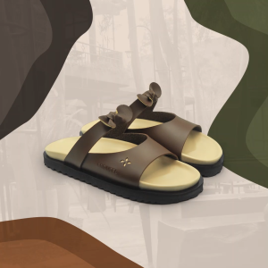 Crousel Sandal Wedges \ Women - Tyra Flat Brown