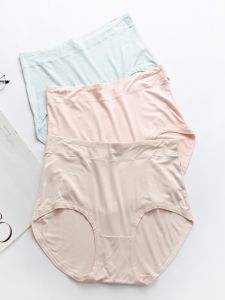 plus Size High Waist Modal Ladies Underwear Triangle Panties Comfortable Breathable Seamless Daily Wear for plus Size Women