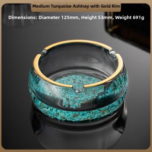 FLOWER MOO | Luxurious Jadeite Crystal Ashtray