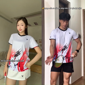 Áo Cầu Lông Quần Cầu Lông Bộ Cầu Lông Nam Nữ Chuyên Nghiệp Vải Thoáng Khí A810 - V Badwear