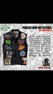 THE BEATLES -inspired Printed Iron-On DIY Patches for Jacket Decoration. Features 2026 patches with band logos and album art. Suitable for customizing denim jackets. Ideal for rock music enthusiasts.