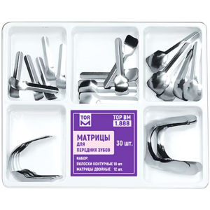 12pcs Multi Size Anterior Proximal Matrix Strip Front Teeth S/M/L for Dentist 1.888