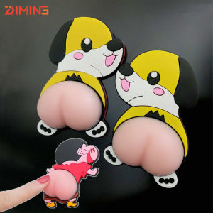 2Pcs Car Door Anti-Collision Rubber Cartoon Sticker Car Silicone Pad