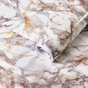 Self-adhesive Kitchen Cabinets Wallpaper Rolls for Walls Waterproof Marble Wall Sticker Vinyl Oil Proof Contact Paper Home Decor