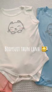 Bộ áo liền quần bodychip thun lạnh HotGa cho bé sơ sinh đến 8kg