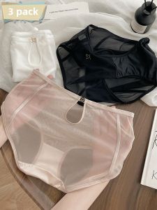 กางเกงขาสั้นผ้าไหมน้ำแข็งคอตตอนบางระบายอากาศได้ดีสำหรับผู้หญิง กางเกงขาสั้นผ้าตาข่ายเซ็กซี่แบบบังคับสงบน้ำหนักเบาสำหรับเด็กสาวและผู้หญิง