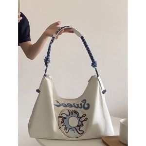 Sweet Embroidery Shoulder Bags Handbag Large Capacity 1122-203